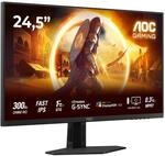 AOC 25G4SRE 25 Zoll FHD Gaming Monitor, 310Hz, Fast IPS Panel, 1ms GtG, HDR400,