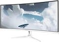 Arozzi Nova Curved 34 Zoll Gaming Monitor 165Hz QHD Wei&szlig; | Ultrawide QHD 1440p,