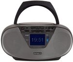 Aiwa BBTU-500DAB/BK Tragbares DAB+ CD-Radio mit 2.4" Farbdisplay Bluetooth 5.0, USB,