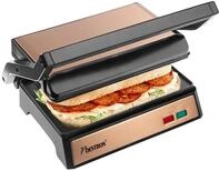 Bestron elektrischer Kontaktgrill mit Auffangschale, Sandwichmaker mit