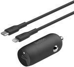 Belkin Boost&uarr;Charge&trade; 30-W-Kfz-Schnellladeger&auml;t, kompaktes Modell mit USB-C-Power