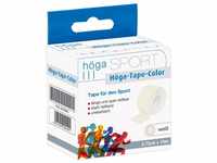 Höga-Tape Color, 3.75 cm x 10 m, weiß, Sport-Tape,1er Pack (1 x 103 g)