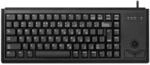 CHERRY G84-4400, Kompakte Tastatur mit Trackball, Italienisches Layout (QWERTY),