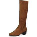 Caprice Damen Mode-Stiefel flach, Braun (BROWN STRETCH), 41