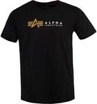 Alpha Industries Herren Basic T Small Logo, Plum, XL