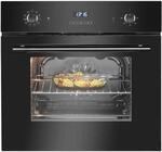 Bomann Einbaubackofen mit Grill, Hei&szlig;luft & Ober-/Unterhitze | Backofen 56L | Ofen