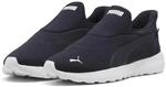 PUMA Unisex-Softride Cosmic Sliptech Sneaker, Marineblau PUMA Wei&szlig;, 39 EU