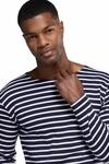 Armor Lux Herren Shirt Im Marine-stil Aus Baumwolle Pullover, Navi/Wei&szlig;, L EU
