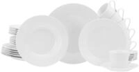CreaTable, Serie Base Weiss, 30-teiliges Kombiservice aus Porzellan