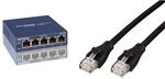 Netgear GS105GE 5-Port Unmanaged Gigabit Kupfer Switch (bis zu 1000 MBit/s