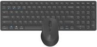 RAPOO | Kabellose Tastatur und Maus 9700M (QWERTY-Tastatur und ergonomische