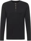 MUSTANG Herren Langarmshirt ARMINTO - Slim Fit S - 6XL Blau Schwarz Baumwolle