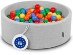 KiddyMoon B&auml;llebad 90X30cm/200 B&auml;lle &empty; 7Cm B&auml;llepool Mit Bunten B&auml;llen F&uuml;r