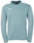 Kempa Unisex Emotion 27 Training Top Sweatshirt, Aqua/Wei&szlig;, 116 EU