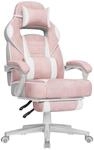 SONGMICS Gaming-Stuhl, ergonomisch, h&ouml;henverstellbar, bis 150 kg belastbar 