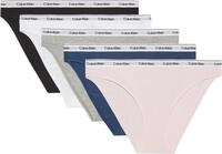 Calvin Klein Damen 5er Pack Slips Bikini Form Low-Rise Unterw&auml;sche