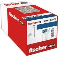 fischer PowerFast II CTF 3,5 x 20, Spanplattenschraube (1000 Stk.) mit Vollgewinde,