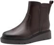 Tamaris Comfort Damen Stiefeletten aus Leder mit Rei&szlig;verschluss, Braun (Espresso),