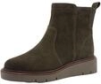 Tamaris Comfort Damen Stiefeletten aus Leder mit Rei&szlig;verschluss, Gr&uuml;n (Olive