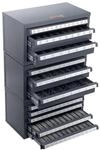 VEVOR Bohrer-Spenderschrank, 3-teilig, drei Schubladen f&uuml;r 1/16" bis 1/2" und