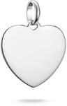 THOMAS SABO Charm Club Connect Charm-Anh&auml;nger Coin und Herz Recyceltes 925...