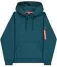 Alpha Industries Herren Backprint Hoodie, Deep Petrol, S