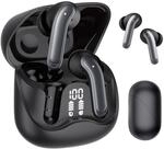 Audiocore Kabelloses Headset AC591 PRO &ndash; Hybrid ANC ENC 6 Mikrofone 33h Akku