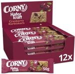 Haferriegel Corny Haferkraft Cranberry-K&uuml;rbiskern | Vegan | 12 x 50 g