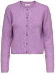 ONLY Damen Strickjacke | Knit Fit, Langarm, Kurz, Casual, Bei max. 30 grad im