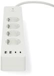Nedis SmartLife Power Strip - Wi-Fi - Hybrid (CEE 7/7) / USB A/USB-C - 16 A - 3680 W