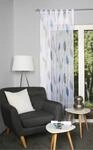 HOMEbasics - bedruckter Voile Vorhang &bdquo;Paolo - ideal f&uuml;r stilvolle...
