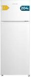 Cecotec K&uuml;hlschrank Kompakt Kombi Bolero CoolMarket 2D 204 Wei&szlig; E, 204L, 143 cm