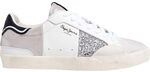 Pepe Jeans Lane Sweet Leder Sneakers wei&szlig;, rosa