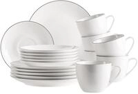 M&Auml;SER Serie Felise, elegantes Kaffeegeschirr f&uuml;r 6 Personen, zeitlos, mit...