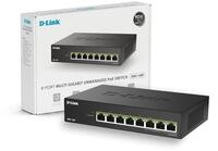 D-Link DMS-108P 8-Port Multi-Gigabit Unmanaged PoE Switch &ndash; 2,5GbE, 230W
