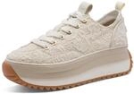 Tamaris Damen Sneaker Low, beige, 38 EU