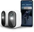 Arlo Essential 3 XL Batterie 2K &Uuml;berwachungskamera Aussen WLAN, Kabellos, 2K HD