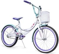Huffy Girly Girl 20&rdquo; Kinderfahrrad 6-9 Jahre - Wei&szlig; Violett