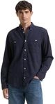 Tom Tailor Herren 1048437 Regular Fit Hemd in Melange-Optik (1er Pack)