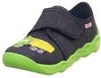 Superfit Jungen BUBBLE Hausschuhe, BLAU/GR&Uuml;N 8030