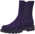 Tamaris Damen Chelsea Leder bequem; PURPLE, EU 37