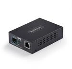 StarTech 10GbE Open SFP+ Glasfaser Konverter, 10GBASE-X (MCM10GSFP2) | RJ-45 auf