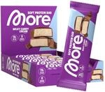 MORE Soft Protein Bar, 10er Box, 10 x 50 g, Milky Candy Cream, Protein Riegel ohne
