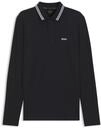 BOSS Herren Plisy Longsleeve-Poloshirt aus Baumwoll-Piqu&eacute; mit Details am Kragen