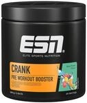 ESN Crank, Sour Power, 380 g, Pre Workout Booster mit Koffein, vegan - made in