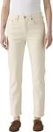 Levi's Damen Jeanshose 501 Crop High Rise, Straight Fit, Beige (Spacey Brown Rice),