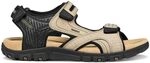 Geox MAN UOMO SANDAL STRADA D SANDALS SAND/BLACK 41_EU