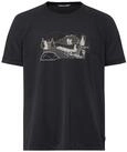 VAUDE Men's Gleann T-Shirt II, Herren T-Shirt zum Wandern und Reisen, Black, S