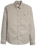 Levi's Herren Hemd Battery Housemark mit Logo, Slim Fit, Gr&uuml;n (Dean Stripe...