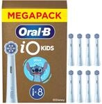Oral-B iO Aufsteckb&uuml;rsten Kids 6+ Disney Stitch, Blau, 8 St&uuml;ck